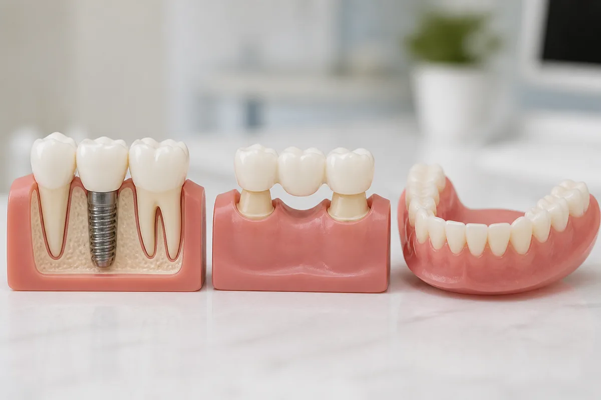 Implant vs. Bridge vs. Denture: An Honest Comparison